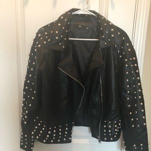 ASOS Black Studded Jacket US 12